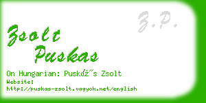 zsolt puskas business card